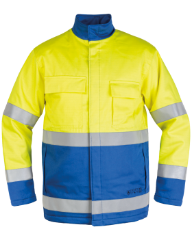 Kurtka ocieplana Hi-vis multiochronna (Żółty Hi-Vis/Niebieski)