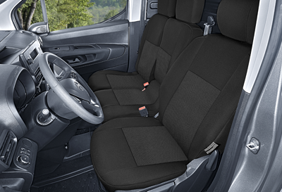 Pokrowiec na fotel kierowcy i podwójne siedzenie pasażerów TAILOR MADE 1+2 Peugeot Partner Van III (2019–)