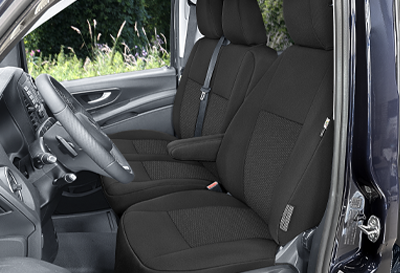 Pokrowiec na fotel kierowcy i podwójne siedzenie pasażerów Ares TAILOR MADE 1+2