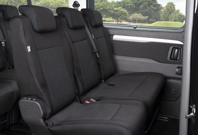 Pokrowiec miarowy DV3 Tailor Made 1+2 na II lub III rząd siedzeń Peugeot Expert III (2016–)