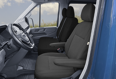 Pokrowiec miarowy DV1 na przedni fotel samochodowy TAILOR MADE Volkswagen Crafter II (2016–)