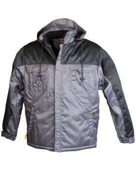Kurtka ocieplana Work (Szary/Czarny)