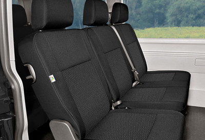Pokrowce miarowe Ares Tailor Made 1+2 na II rząd siedzeń Volkswagen Transporter T5