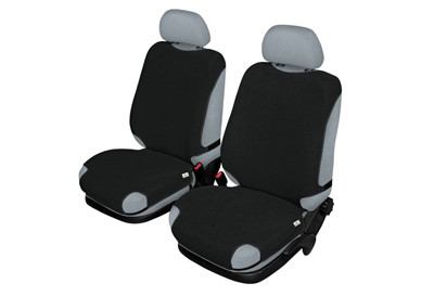 Pokrowce koszulki SHIRT AIRBAG na przednie fotele czarne