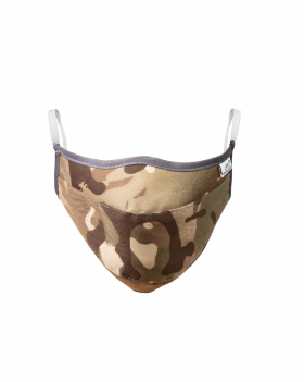 Maseczka higieniczna z filtrem bakteriobójczym – 5 sztuk (moro)