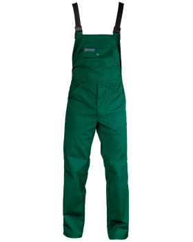 Ogrodniczki Classic z kieszeniami (Zielony)