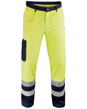 Spodnie O Intensywnej Widzialności 5240 (Żółty Hi-Vis/Granat)