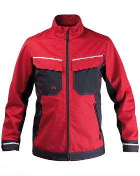 Bluza 3506 z odblaskami (Bordowy/Czarny)